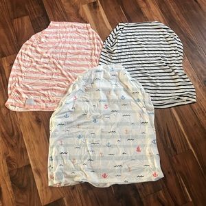 Copper pearl car seat/breast feeding covers